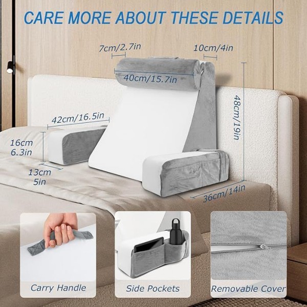 Back pillow with armrests - 4