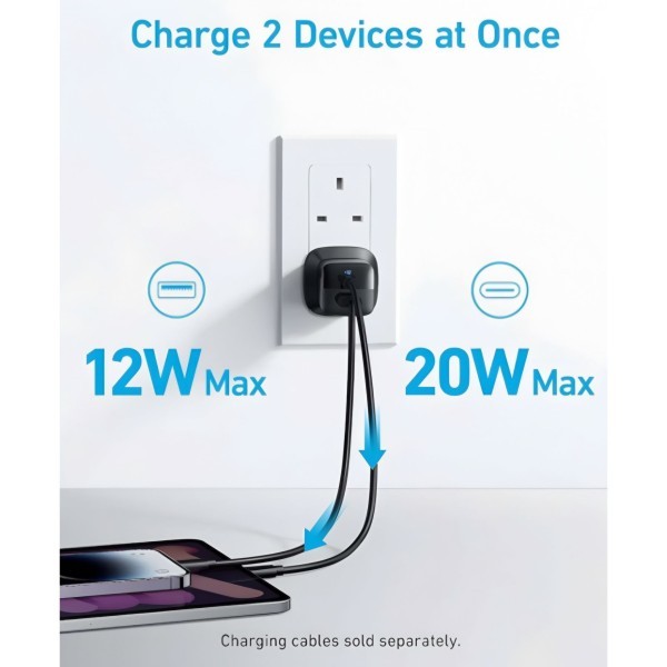 Anker 323Charger with USB-C Cable - 2