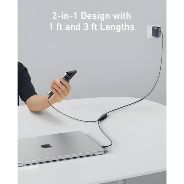 Anker 2-in-1 USB-C to USB-C Cable - 2