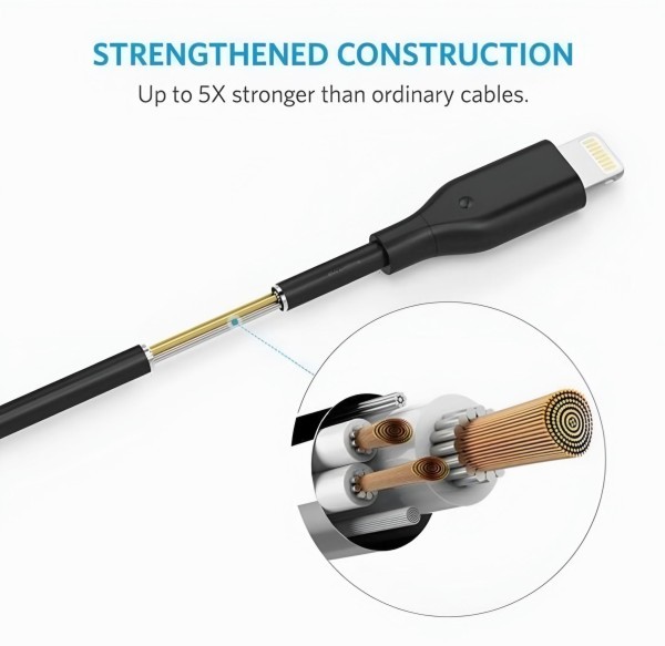 Anker USB to Lightning Cable 6ft - 3
