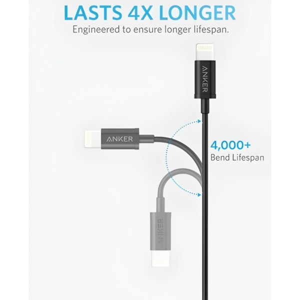Anker USB to Lightning Cable 6ft - 2
