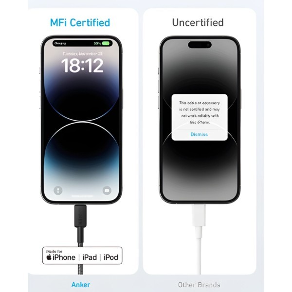 Anke322 USB-C to Lightning Cable - 2