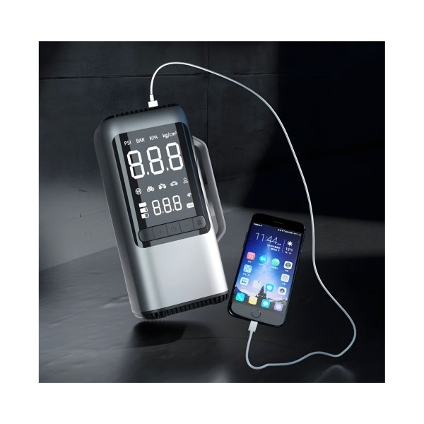 Air inflator with car battery - 5