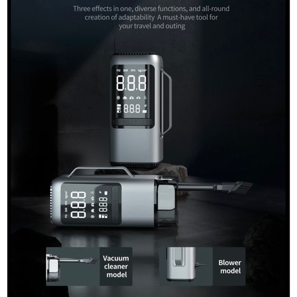 Air inflator with car battery - 3