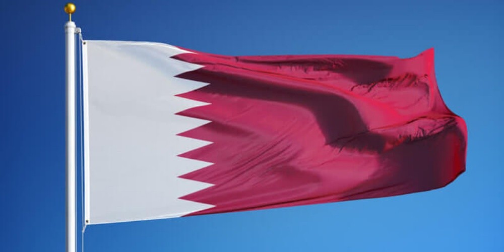 Qatar National Flag Big size - 1
