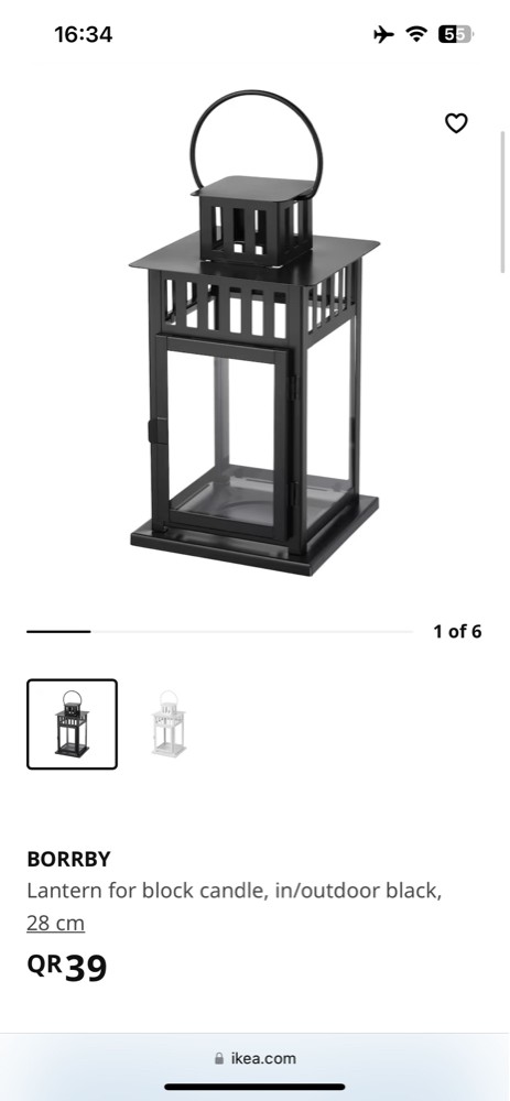 Lantern from Ikea - 2