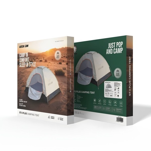 Green Lion GT3-PLUS Camping Tent - 3