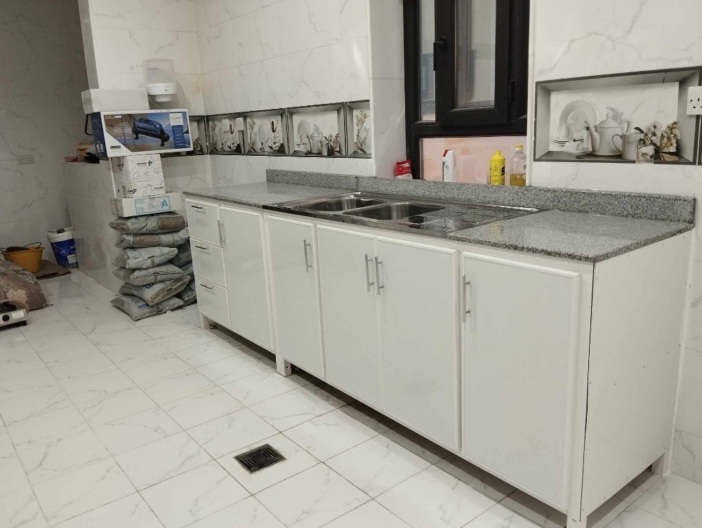 making Aluminium kitchen cabinet - 6