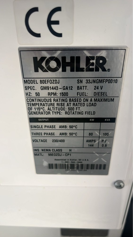  KOHLER marine generators 2 set.  - 2