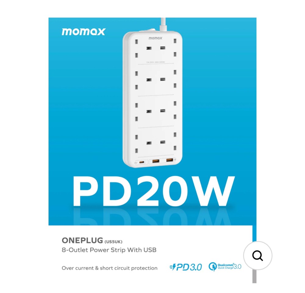 Oneplug 8-Outlet Power Strip - 4