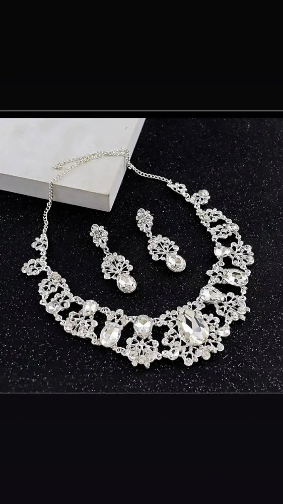 Wedding Necklace, earring set - 2