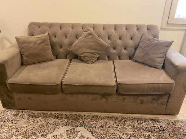 اتنين كنبة وكرسي مثل الجديد تمام - 2