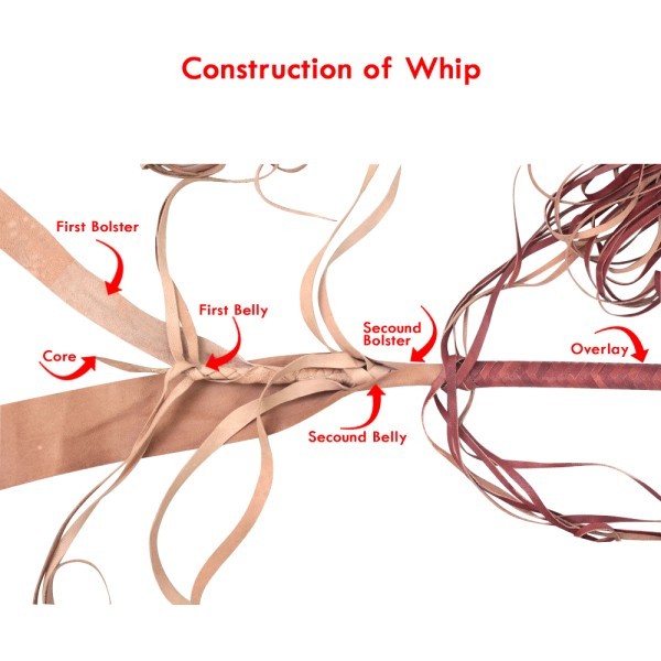 Real Leather whip Horse riding - 6