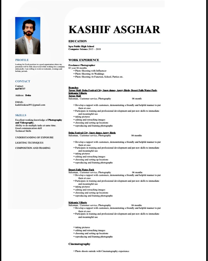 Kashif Asghar - 1