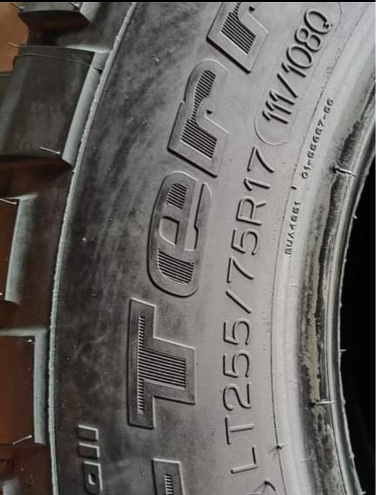 255/75/17”Bfgoodrich Tyre - 2