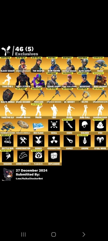rare fortnite account - 11