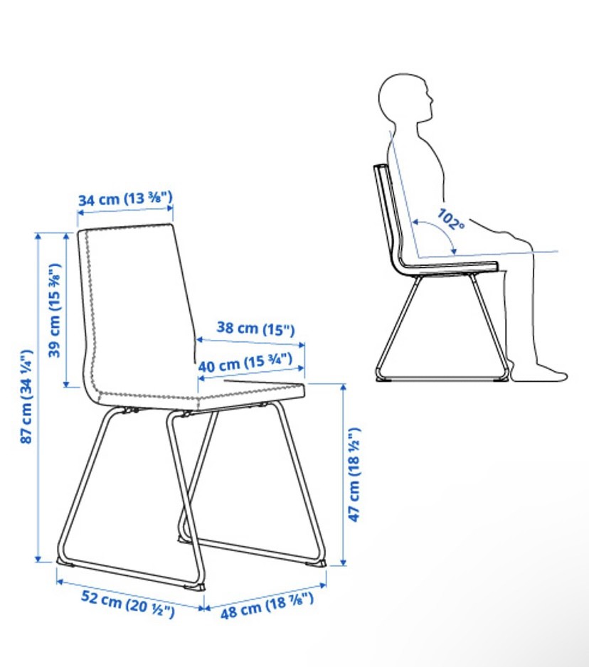 dining chair 1 piece - 2