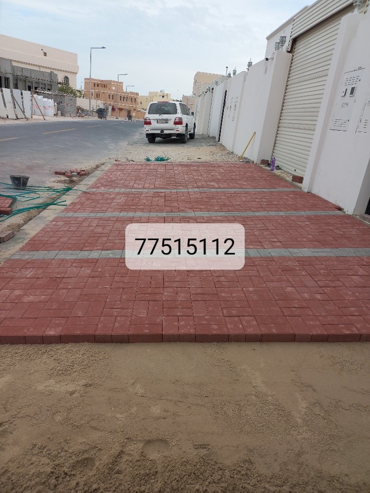تركيب الانترلوك وعمل الاحواض - 8