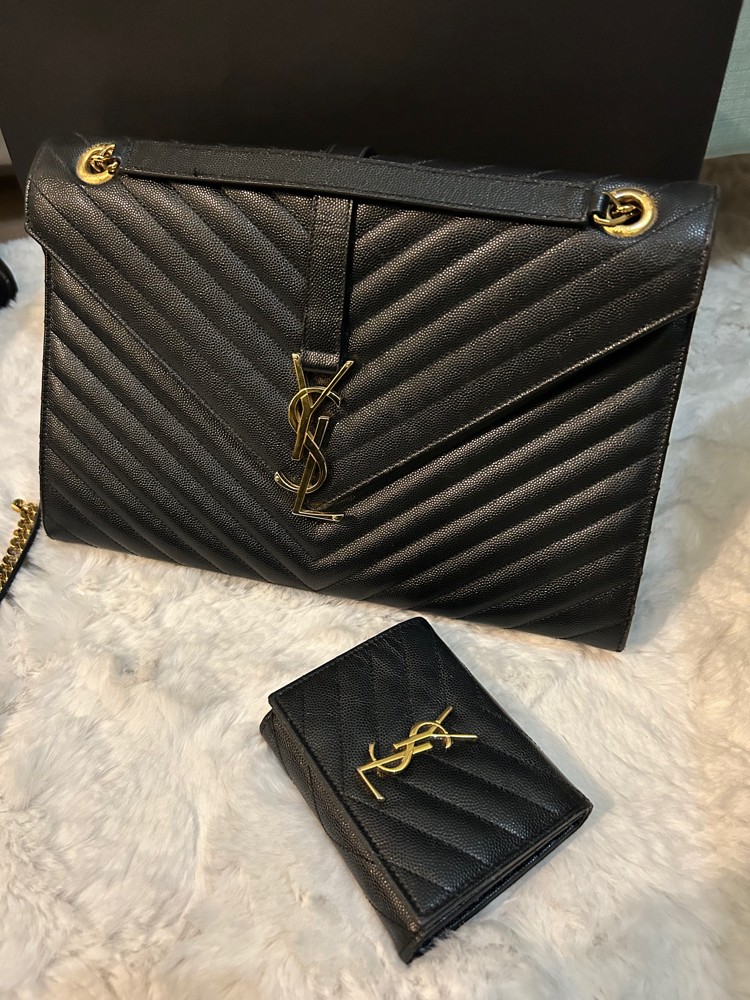 YSL bag with wallet - 1