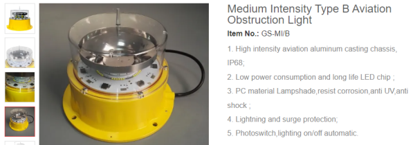LED Aviation Warning beacon light - 7