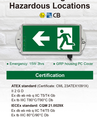 QCD exit emergency lights supplier - 9