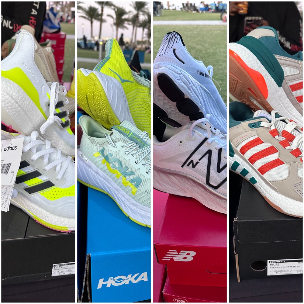 sports shoes .  - 14