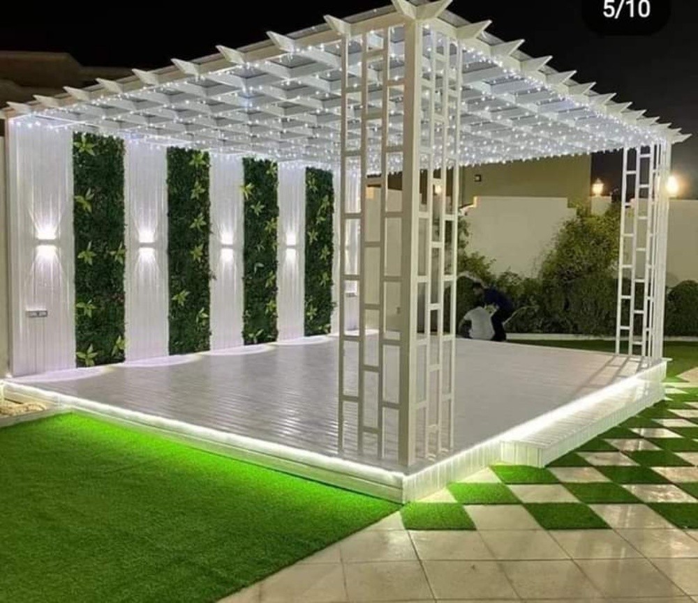 ديكورات حدايق عريش و جلسات خارجية - 1