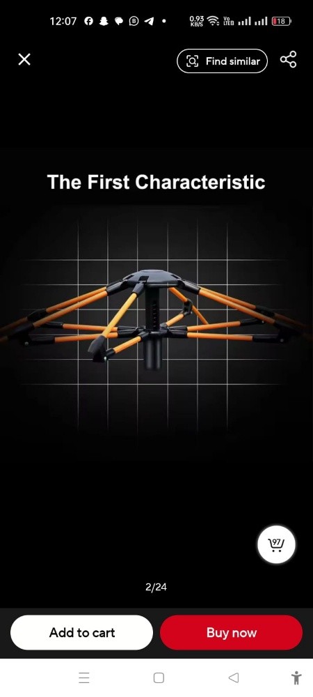 An automatic tent for 4 persons - 2