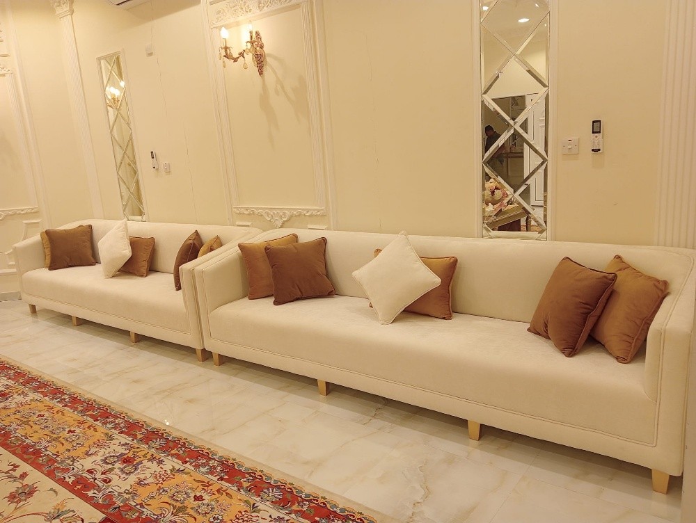 making new sofa & upholstery fabr - 3