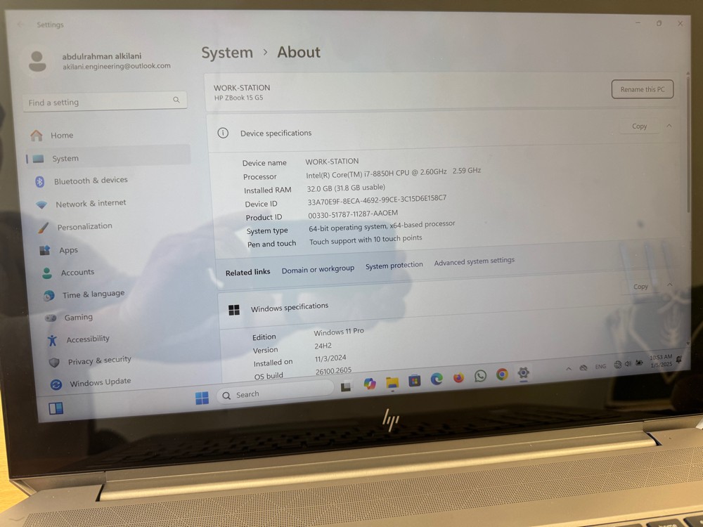 laptop HP z book core i7 4 sale - 8