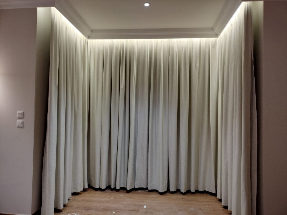 making new american curtain - 4