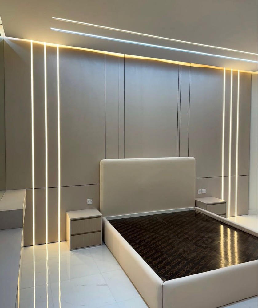 bed. closet. sofa. curtains - 4