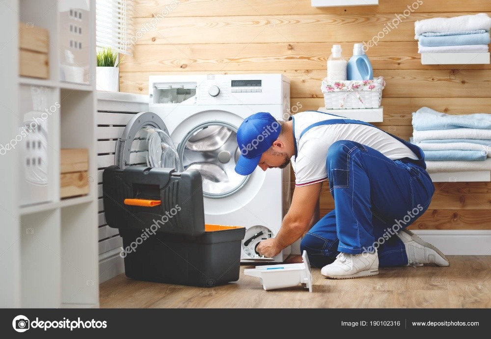 washing machine for repair. - 1