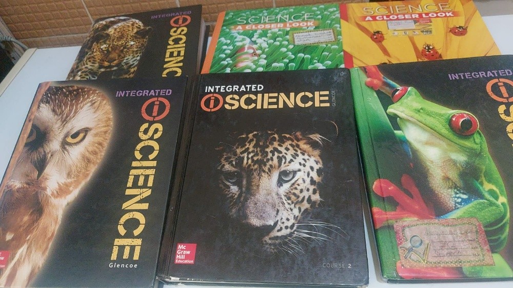 used school books - 4