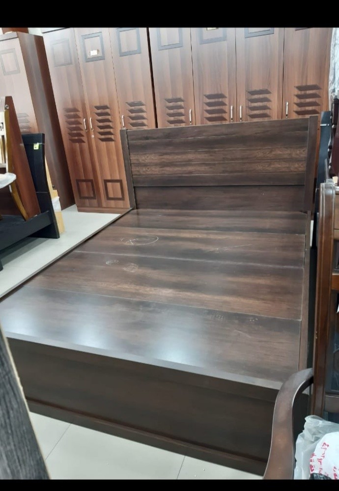 BED AND CUPBOARD - 1