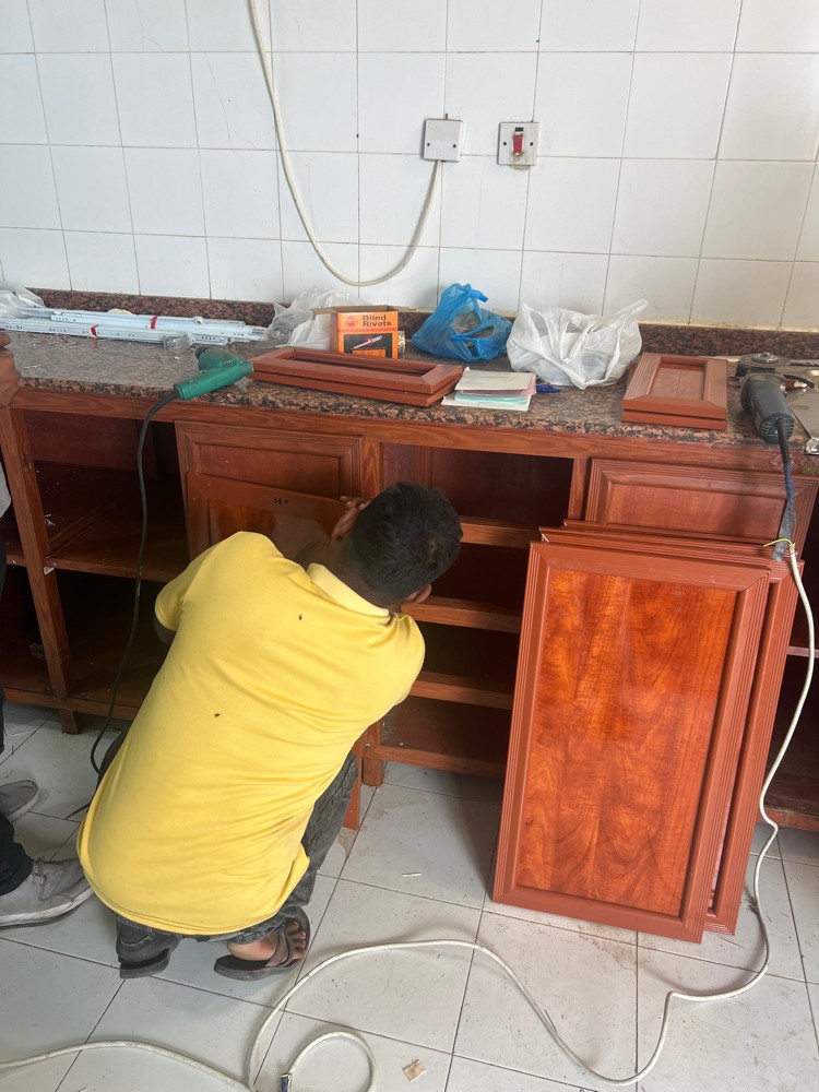 used kitchen cabinets repair qata - 1