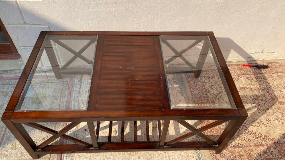 wooden table - 1