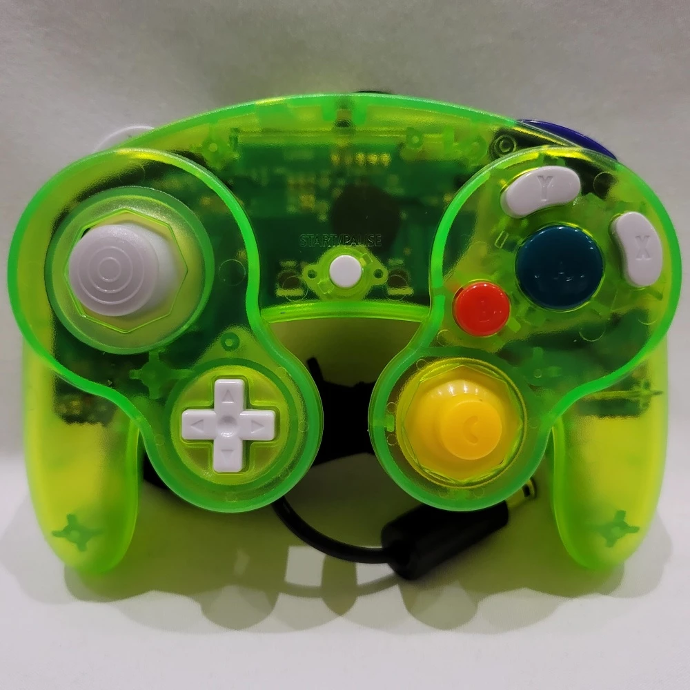 GAMECUBE CONTROLLER CLEAR Yellow - 1