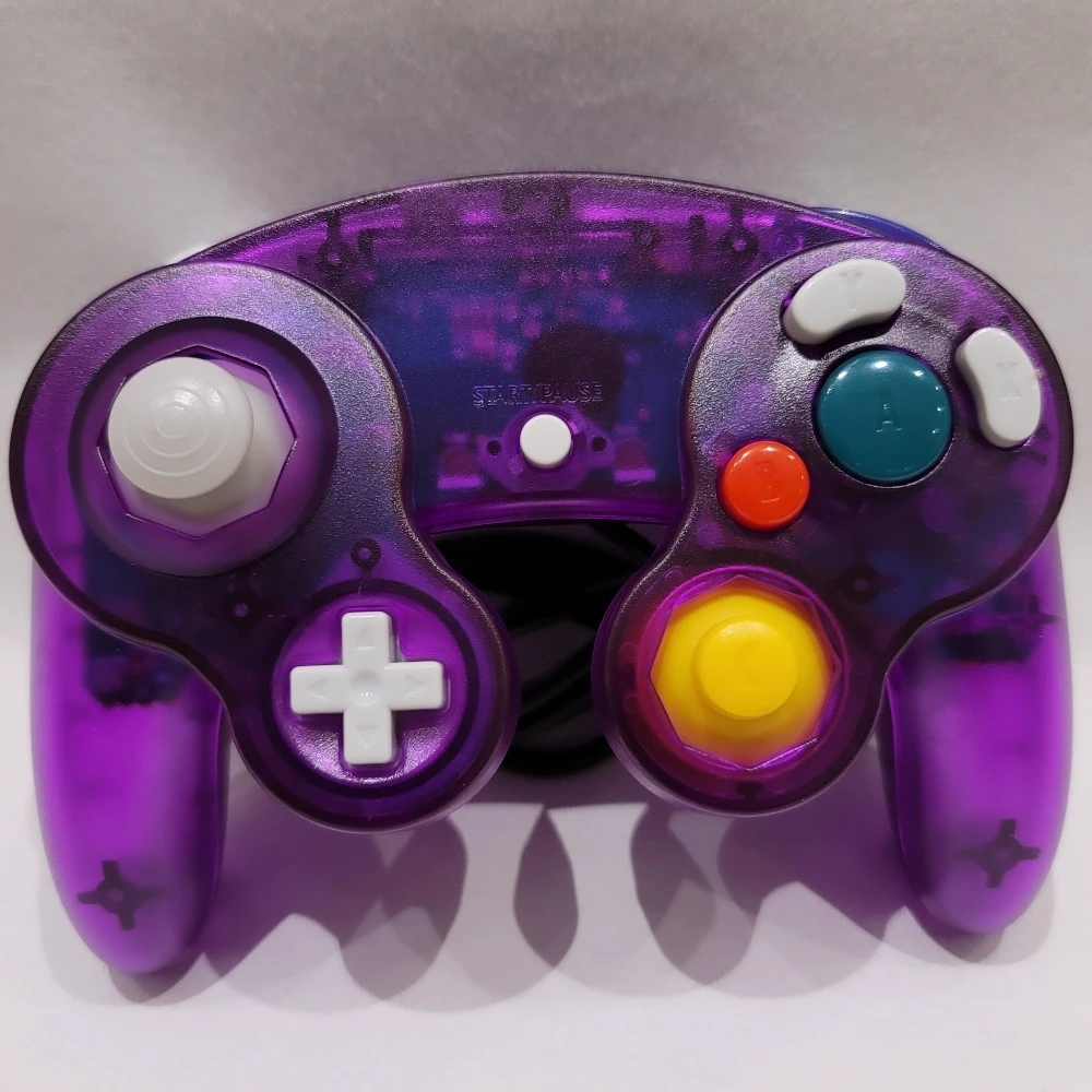 GAMECUBE CONTROLLER CLEAR PURPLE - 1