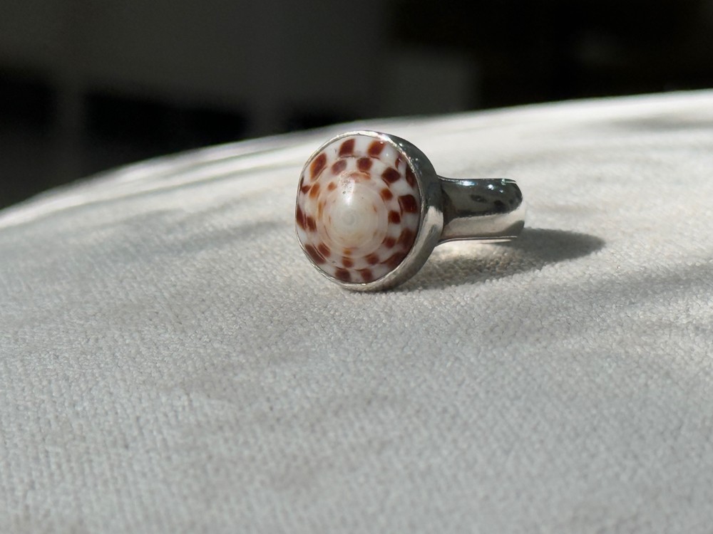 silver gemstone ring - 3