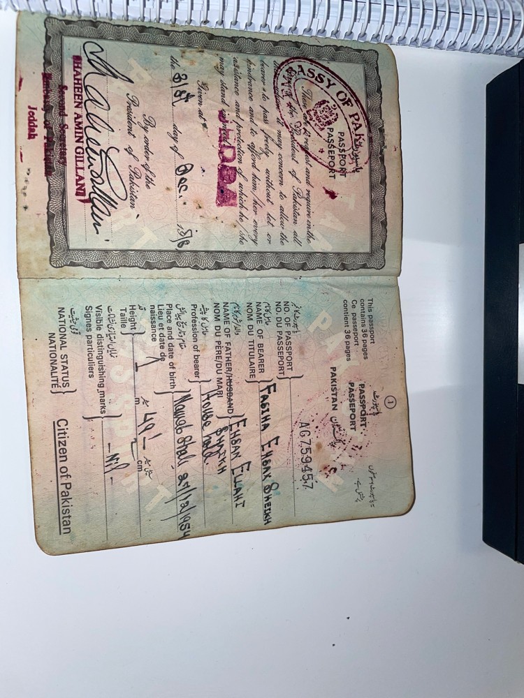 Vintage Pakistani passport EMERGE - 10