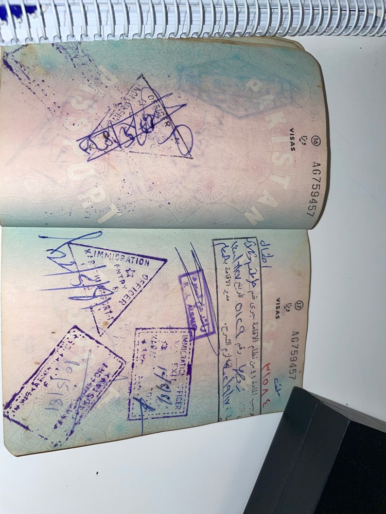 Vintage Pakistani passport EMERGE - 9