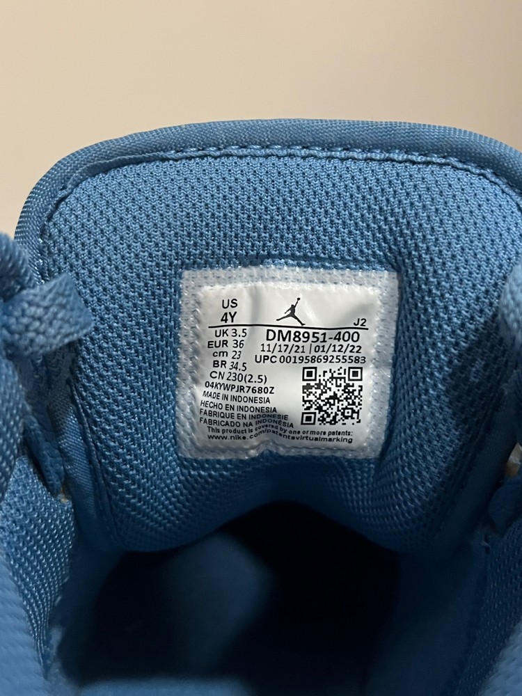 air jordan 1 mid dutch blue/white - 5