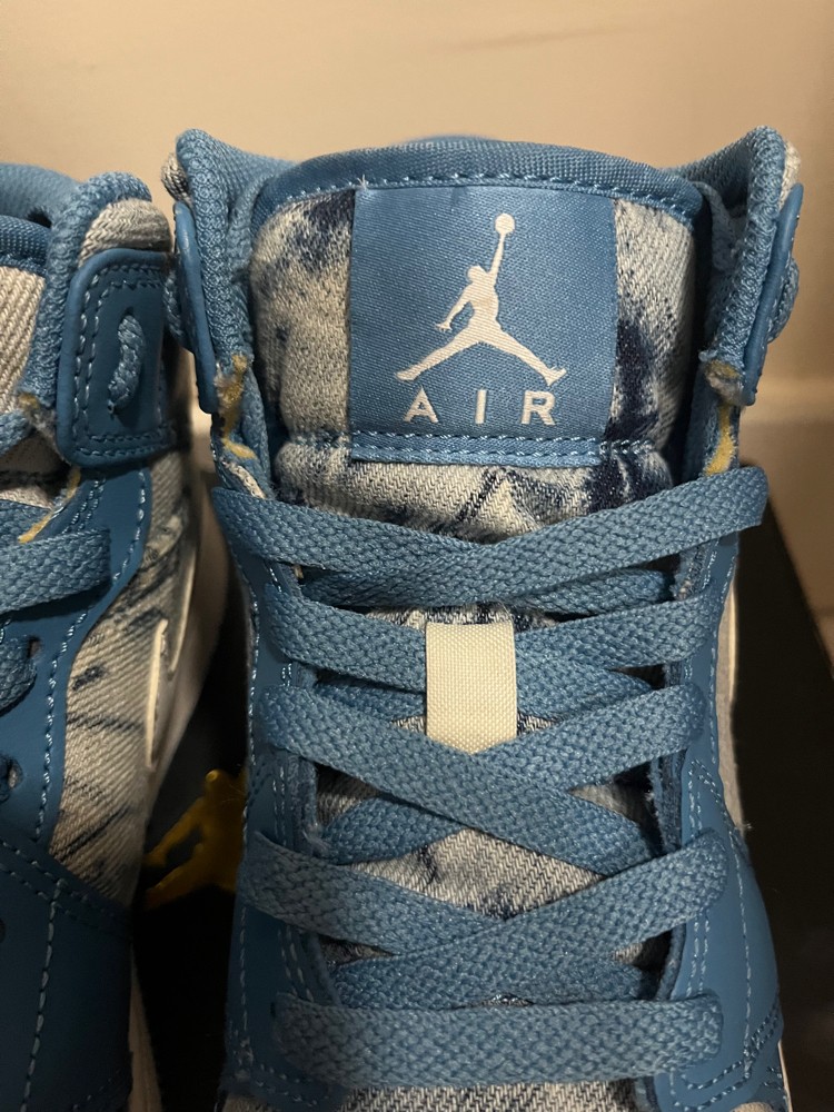 air jordan 1 mid dutch blue/white - 4