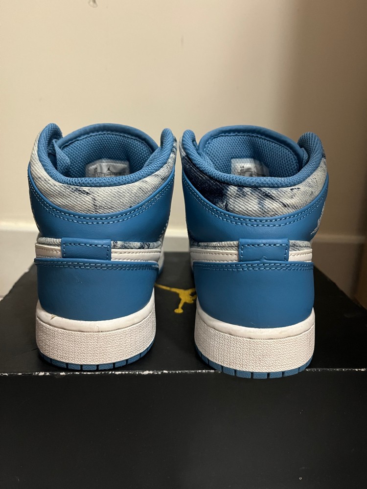 air jordan 1 mid dutch blue/white - 6
