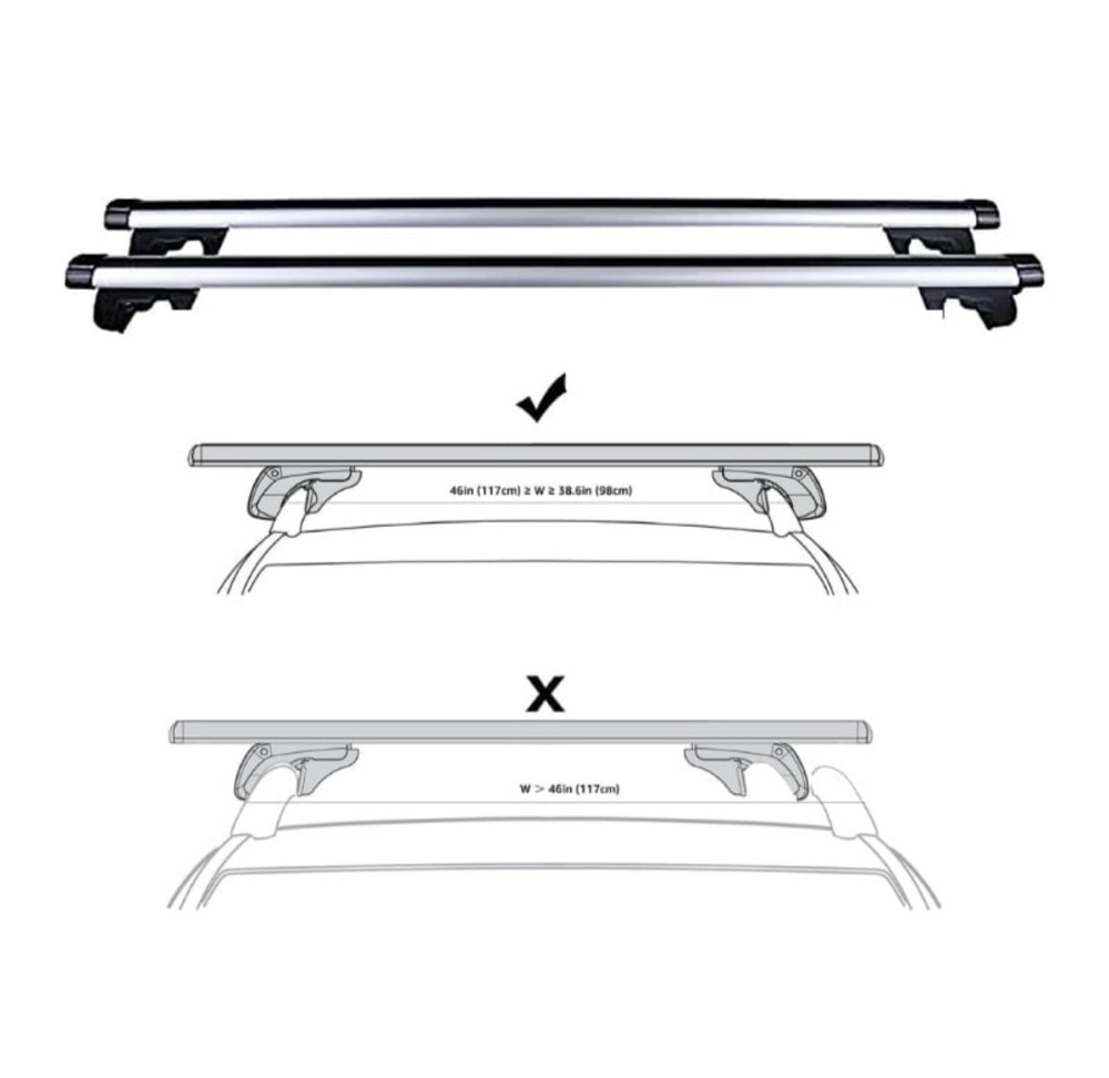 Aluminum Universal Car Roof Rack - 1