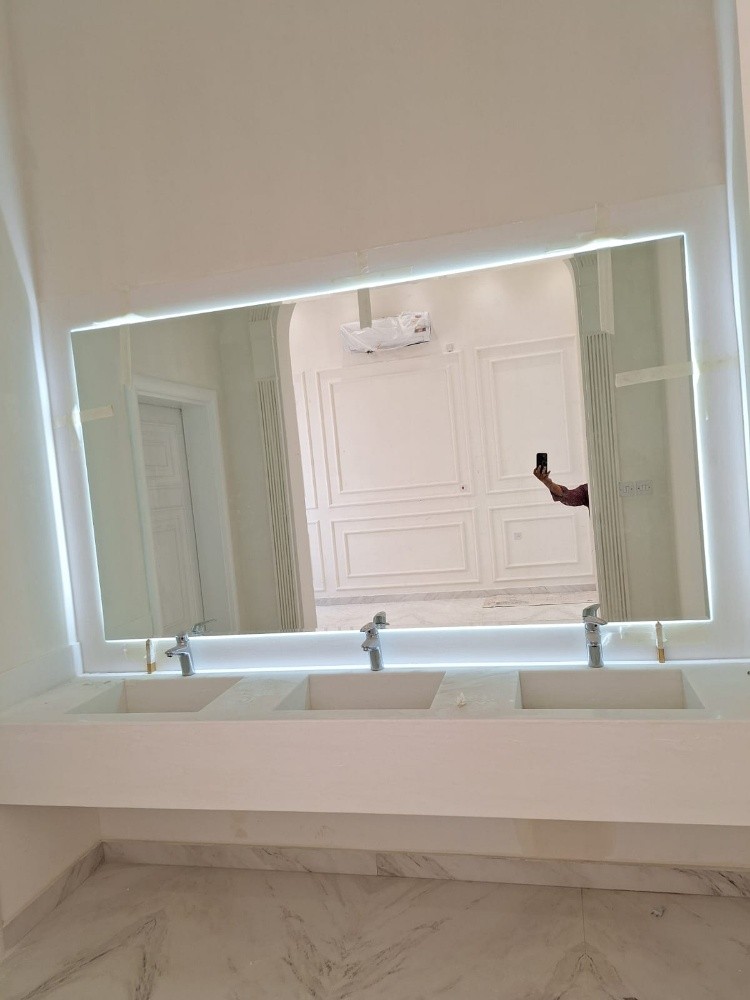 we do glass and mirror shower - 9