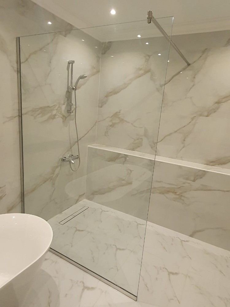 we do glass and mirror shower - 8