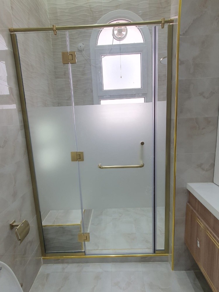 we do glass and mirror shower - 1