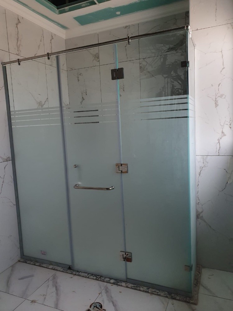 we do glass and mirror shower - 5